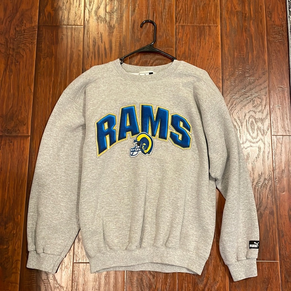 Rams Crewneck Sweatshirt - Mens L - St.Louis Rams - LA Rams
